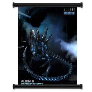  Alien vs Predator Game Fabric Wall Scroll Poster (32 x 42 