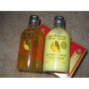 Loccitane Gift Set   Shampooing and Conditioner Citrus Verbena 1.7oz 