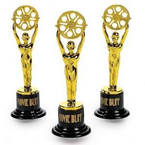  Movie Buff Gold Trophies (1 dz)