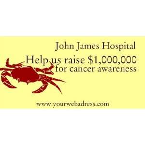    3x6 Vinyl Banner   Cancer Hospital Fundraiser 