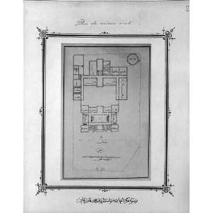  Ground floor plan,imperial high school Bursa Mekteb i 