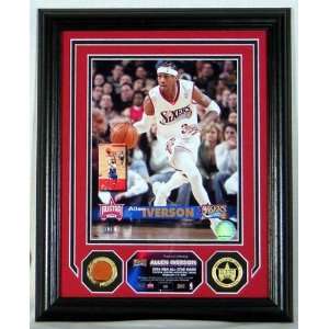  Allen Iverson 2006 NBA All Star Game Used Ball Photo Mint 
