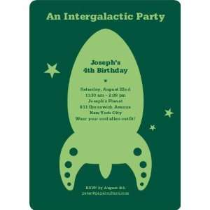  Intergalactic Modern Birthday Invitation: Health 