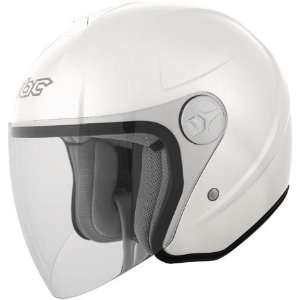  KBC OFS Solid Open Face Helmet Medium  White: Automotive