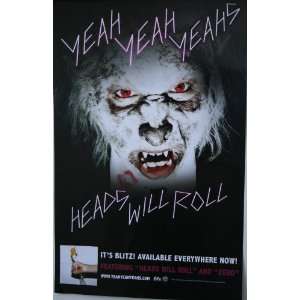  YEAH YEAH YEAHS Heads will roll POSTER: Home & Kitchen