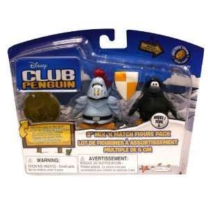  Disney Club Penguin 2 Inch Mix N Match Figure Pack with 