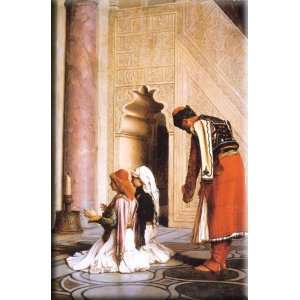 Young Greeks at the Mosque 20x30 Streched Canvas Art by Gerome, Jean 