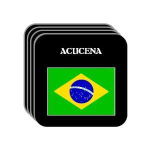  Brazil   ACUCENA Set of 4 Mini Mousepad Coasters 