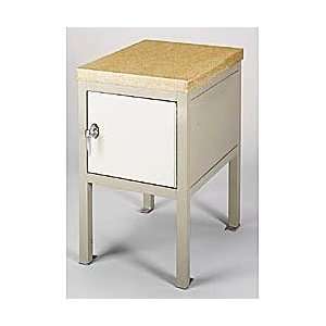 BUILT RITE Shop Stands with Cabinet   Beige frame  