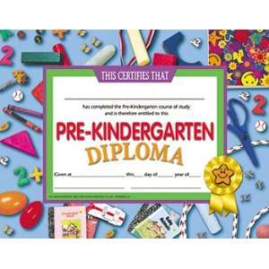  Pre kindergarten Diploma