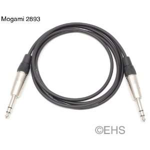  Mogami 2893 Quad Balanced line cable 1/4 TRS 15 ft Electronics