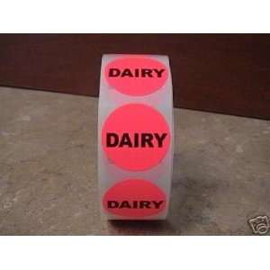  1000 1.125 inch DAIRY Retail Price Labels Stickers: Office 