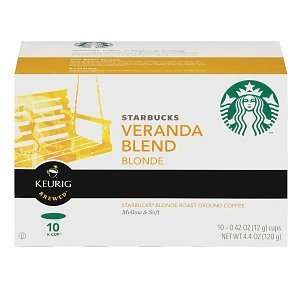 Starbucks Coffee Verenda K Cups, 10 Count  Grocery 