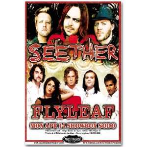  Seether Poster   Fly Concert Flyer   Flyleaf