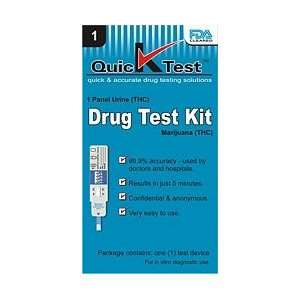  Quicktest 1 Panel Urine Drug Test Kit (THC) Health 