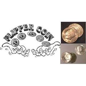  Flipper Quarter Coins Street Magic Money Trick Close Up 