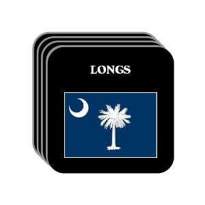  US State Flag   LONGS, South Carolina (SC) Set of 4 Mini 