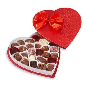 Valentine Heart, 14 oz heart shaped box: Grocery & Gourmet Food