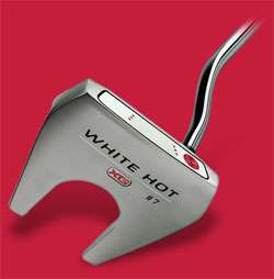 The putters weighted alignment wings help improve your accuracy on 
