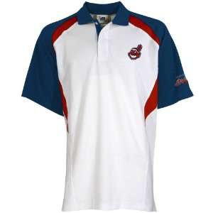  Cleveland Indians White Captain Polo: Sports & Outdoors
