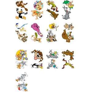  Classic Cartoon Tats   Set of 14 Tattoos   Tom and Jerry 