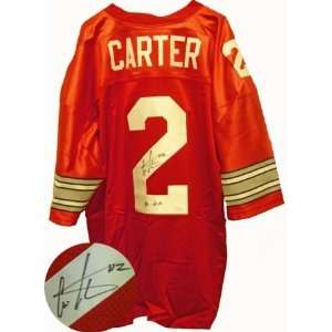  Cris Carter Signed Red Ohio State Jersey: Everything Else