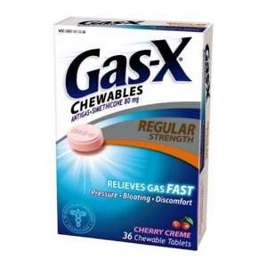  Gas X Antigas, Cherry Creme, Chewable Tablets, 36 Count 