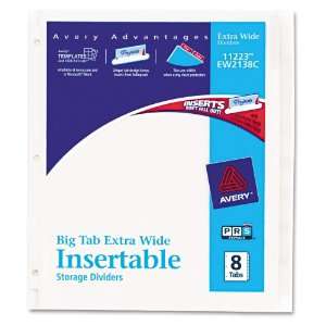 Avery 11223 Avery Worksaver Big Tb Extrawide Dividers 