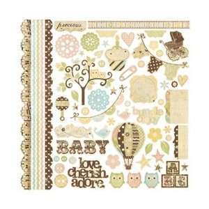  Simple Stories Baby Step Cardstock Stickers 12X12 