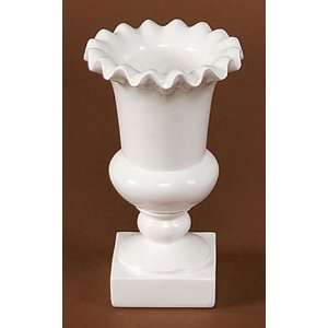  Pack of 6 Candy Crush White Pedestal Christmas Flower 