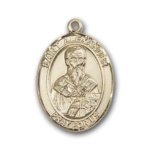  12K Gold Filled St. Alexander Sauli Medal Jewelry