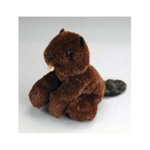   Super Soft Stuffed Plush Toy 6 Inch Beaver Snuggle Ups: Toys & Games