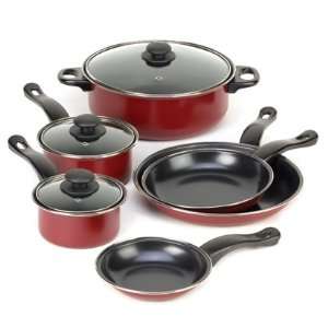  9 Piece Deluxe Cookware Set (S13411 HS)*: Home & Kitchen