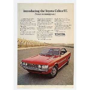  1971 Red Toyota Celica ST Print Ad (13421): Home & Kitchen