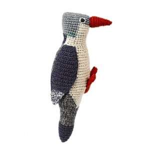  Anne Claire Petit Crocheted Woodpecker   Ink Blue: Home 
