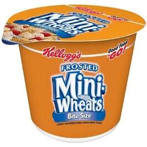 Kelloggs Frosted Mini Wheats Cereal In A Cup, 12   2.5 Ounce Cups 