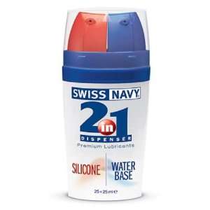  Swiss Navy 2 In 1 Line   Silocone & Water Based Case Pack 