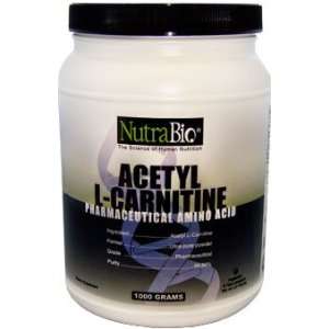   NutraBio Acetyl L Carnitine Powder   150 grams: Health & Personal Care