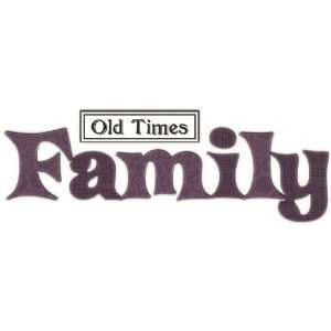  Avalon Chipboard Titles Family & Old Times Everything 