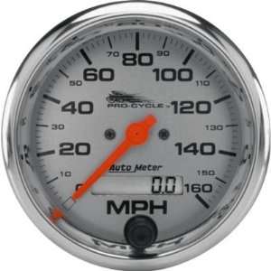   8in. Electronic Speedometer   160 mph   Silver Face 19356 Automotive