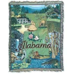  State of Alabama Tapestry Throw Blanket 50 x 60