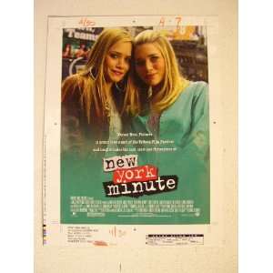  The Olsen Twins Artist Trade Ad Proof Mary Kate & Ashley 