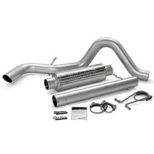   Monster Sport Exhaust 4 Single Turbo Back T409 SS   Ford: Automotive