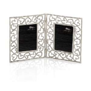   : Michael Aram Heart Folding Double Mini Frame, 2 x 3: Home & Kitchen