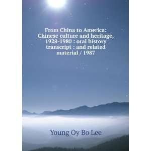  From China to America: Chinese culture and heritage, 1928 