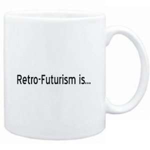  Mug White  Retro Futurism IS  Music