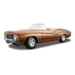   Brown 1971 Chevrolet Chevelle SS 454 Convertible Toys & Games