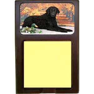  Curly Coated Retriever Sticky Note Holder: Office Products
