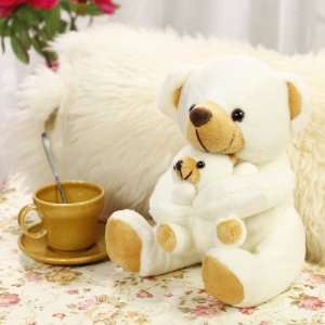  Mother Son Lovely Doll Plush Bear Toy: Toys & Games