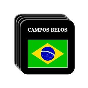  Brazil   CAMPOS BELOS Set of 4 Mini Mousepad Coasters 